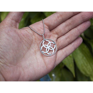 Ancient Pagan Symbol" Wedding" Sterling Silver 925 Pendant Necklace Svadebnik Slavic Amulet of Strong Marriage Union Wiccan Norse Jewelry for Women Family Love Talisman Handmade