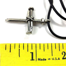 Load image into Gallery viewer, Antique Nail Cross Necklace - Pendant Necklace
