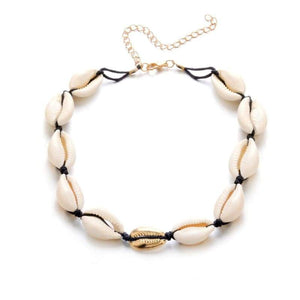 Artilady shell choker necklace gold chain necklace Cowrie boho jewelry for women party gift drop shipping - 200000162