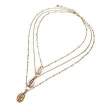 Load image into Gallery viewer, Artilady shell choker necklace gold chain necklace Cowrie boho jewelry for women party gift drop shipping - 200000162
