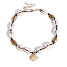 Load image into Gallery viewer, Artilady shell choker necklace gold chain necklace Cowrie boho jewelry for women party gift drop shipping - 200000162
