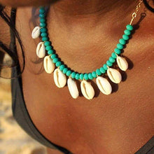 Load image into Gallery viewer, Artilady shell choker necklace gold chain necklace Cowrie boho jewelry for women party gift drop shipping - 200000162
