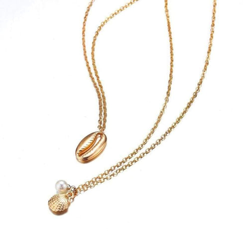 Artilady shell choker necklace gold chain necklace Cowrie boho jewelry for women party gift drop shipping