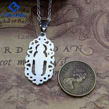Load image into Gallery viewer, Baby Jesus Divine Child Pendant Necklace Women Silver Tone Stainless Steel Religious Jewelry - Pendant Necklace

