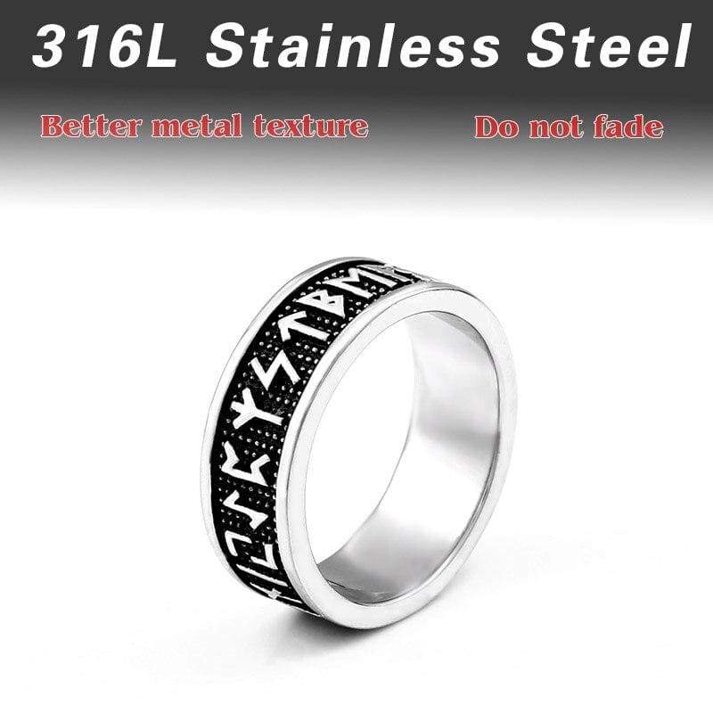 Beier 316L Stainless Steel nose viking Amulet rune words Odin s Symbol for men scandinavian wholesale ring jewelry BR8-595