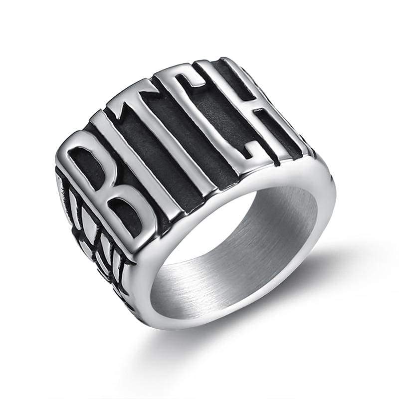 Bitch Fight Club Biker MC Knuckles Ring