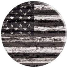 Load image into Gallery viewer, Black-White American Flag - USA PopSockets Grip and Stand for Phones and Tablets - Cell Phone Mount
