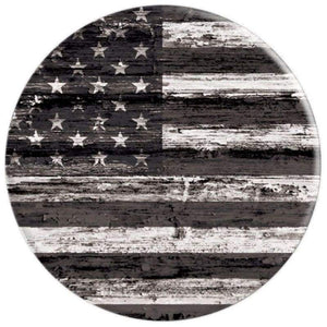 Black-White American Flag - USA PopSockets Grip and Stand for Phones and Tablets - Cell Phone Mount