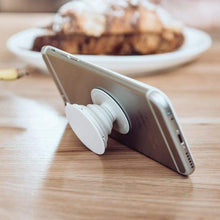 Load image into Gallery viewer, Black-White American Flag - USA PopSockets Grip and Stand for Phones and Tablets - Cell Phone Mount
