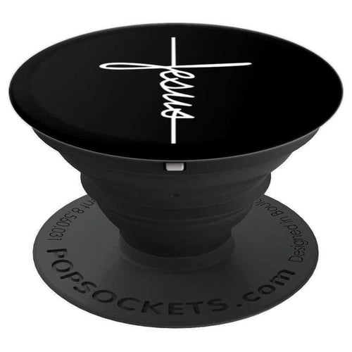 Christian Gift Idea Jesus Cross Faith Bible Phone Socket - Cell Phone Mount
