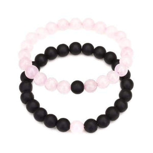 Classy Couples Bracelet Black/Rose - Bracelet