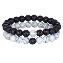 Load image into Gallery viewer, Classy Couples Bracelet Set - 7 Colors - Marble / Lava Stone - Bracelet
