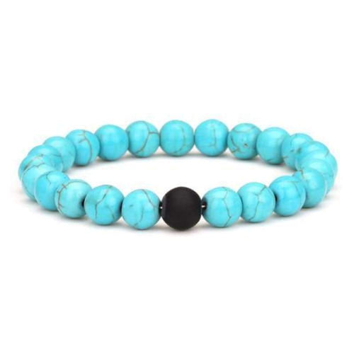 Classy Couples Bracelet Turquoise/Black - Turquoise - Bracelet
