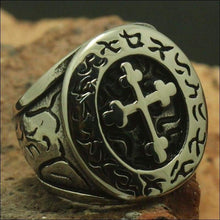 Load image into Gallery viewer, Cool Cross Ring - Great Gift for Rock Band Musician Boyfriend

