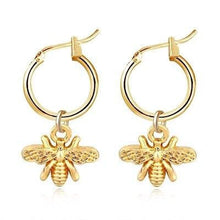 Load image into Gallery viewer, Dayoff Europe Star Animals Pendant Hoop Earrings Women Cute Gold Silver Color Moon Cross Circle Earrings Trendy Jewelry E71 - 200000170
