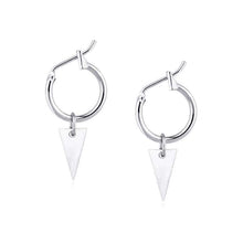 Load image into Gallery viewer, Dayoff Europe Star Animals Pendant Hoop Earrings Women Cute Gold Silver Color Moon Cross Circle Earrings Trendy Jewelry E71 - 200000170
