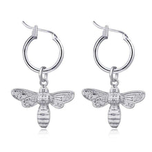 Load image into Gallery viewer, Dayoff Europe Star Animals Pendant Hoop Earrings Women Cute Gold Silver Color Moon Cross Circle Earrings Trendy Jewelry E71 - 200000170
