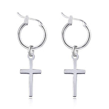 Load image into Gallery viewer, Dayoff Europe Star Animals Pendant Hoop Earrings Women Cute Gold Silver Color Moon Cross Circle Earrings Trendy Jewelry E71 - 200000170
