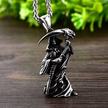 Load image into Gallery viewer, devil skull necklace pendant Stainless Steel Quality for Men good detail titanium Steel Jewelry drop
