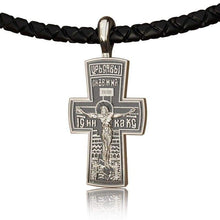 Load image into Gallery viewer, EVBEA Crucifix West Syrian Cross Pendants&amp;Necklaces Stainless Steel Chain Vintage Catholic Religious Men Jewelry(2 Chians)
