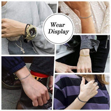 Load image into Gallery viewer, FaithHeart Cross Bracelet Bible Verse Prayer Jewelry, Stainless Steel/18K Gold Plated Resilient Beads Chain Bracelet Christian Praying Hands Coin Medal Saint Benedict Bracelets (Send Gift Box)
