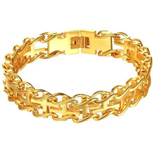 Load image into Gallery viewer, FaithHeart Cross Bracelet Bible Verse Prayer Jewelry Stainless Steel/18K Gold Plated Resilient Beads Chain Bracelet Christian Praying Hands
