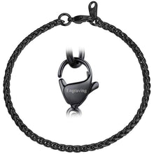 Load image into Gallery viewer, FaithHeart Cross Bracelet Bible Verse Prayer Jewelry Stainless Steel/18K Gold Plated Resilient Beads Chain Bracelet Christian Praying Hands
