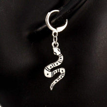 Load image into Gallery viewer, GEOMEE 1 Pair Personality Indian Jewelry Ethnic Snake Hoop Earrings Brincos Para As Mulheres Vintage Antique Silver Earring - Ear Jewelry
