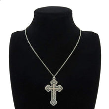 Load image into Gallery viewer, religous-jesus-cross-ring-amulet-jewlry-gold-black-rosegold-stainless-steel-letter-initials-letter-monogram-bible-rings-women-5-colors
