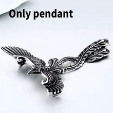 Load image into Gallery viewer, good detail 3D Phoenix Men necklace with pendant Stainless Steel Charm Choker bird Animal Jewelry
