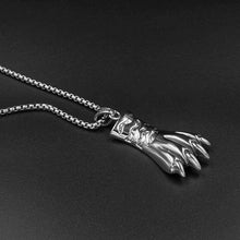 Load image into Gallery viewer, Gothlic Biker 316L Bear Claw Glove Stainless Steel Pendant Necklace with SS Chain 60 CM - Pendant Necklace
