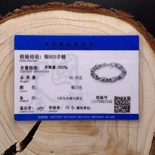 Load image into Gallery viewer, Handmade 925 Silver Men Skulls Bracelet Thai Silver Mens Bracelets Vintage Rock Jewelry
