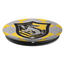 Load image into Gallery viewer, Harry Potter Hufflepuff Plaid Sigil PopSockets Grip and Stand for Phones and Tablets - Cell Phone Mount

