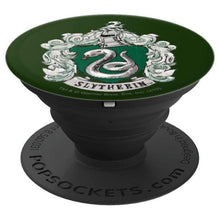 Load image into Gallery viewer, Harry Potter Slytherin Painted Crest PopSockets Grip and Stand for Phones and Tablets - Cell Phone Mount
