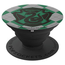 Load image into Gallery viewer, Harry Potter Slytherin Plaid Sigil PopSockets Grip and Stand for Phones and Tablets - Cell Phone Mount
