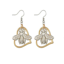 Load image into Gallery viewer, Individuality Gold&amp;Sliver Insect Drop Earrings For Women Special Fashion Design Jewelry Classic Decoration Earrings Gold - 200000168
