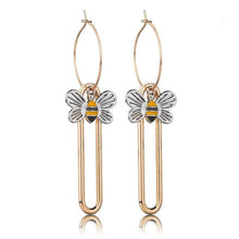 Load image into Gallery viewer, Individuality Gold&amp;Sliver Insect Drop Earrings For Women Special Fashion Design Jewelry Classic Decoration Earrings Gold - 200000168
