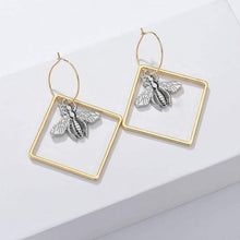 Load image into Gallery viewer, Individuality Gold&amp;Sliver Insect Drop Earrings For Women Special Fashion Design Jewelry Classic Decoration Earrings Gold - 200000168
