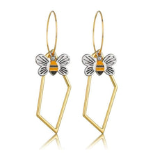 Load image into Gallery viewer, Individuality Gold&amp;Sliver Insect Drop Earrings For Women Special Fashion Design Jewelry Classic Decoration Earrings Gold - 200000168
