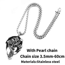 Load image into Gallery viewer, jewelry chinese dragon pendant Stainless Steel Chain necklace funny gift
