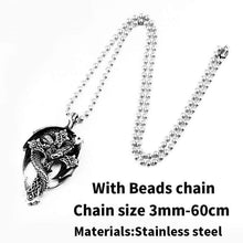 Load image into Gallery viewer, jewelry chinese dragon pendant Stainless Steel Chain necklace funny gift
