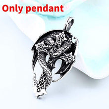 Load image into Gallery viewer, jewelry chinese dragon pendant Stainless Steel Chain necklace funny gift
