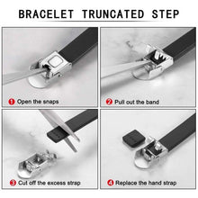 Load image into Gallery viewer, JINGCI Cross Bracelets for Men Stainless Steel Religious Bracelet with Silicone and Leather for Couples Boys and Man (Silicone Cross-Blue) -
