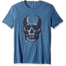 Load image into Gallery viewer, John Varvatos Mens Faded Skull T-Shirt (XX-Large Pacific Blue) - T-Shirt
