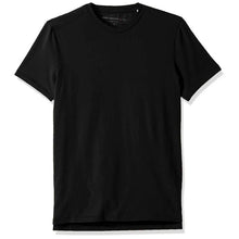 Load image into Gallery viewer, John Varvatos Star USA Mens Grant Ss Stretch Cotton Crew - Black / Large - 1045624
