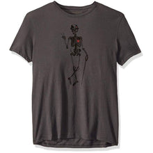 Load image into Gallery viewer, John Varvatos Star USA Mens Skeleton Peace Graphic Tee - Large / Coal - T-Shirt
