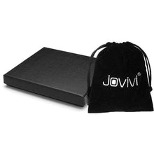 Load image into Gallery viewer, JOVIVI 2 Pcs Lava Stone Leather Beads Bracelets Essential Oil Diffuser Stainless Steel Cuff Beaded Bracelet Set Men Women Adjustable -
