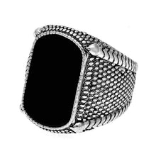 Load image into Gallery viewer, Large Vintage Style Silver Statement Ring
