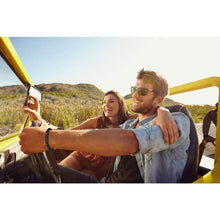 Load image into Gallery viewer, Leather Beads Bracelet Magnetic Clasp with Genuine Black Lava Stone Essential Oil Diffuser Best Gift for Men 8.5 - Jewelry
