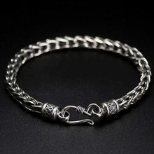 Load image into Gallery viewer, Luxury Sterling Silver Mens Bracelet Wrist Thai Silver 925 Bracelets Man Vintage Jewelry Gift
